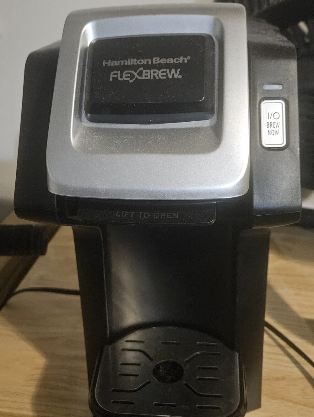Hamilton Beach FlexBrew Single-Serve Coffee Maker in Black and Silver